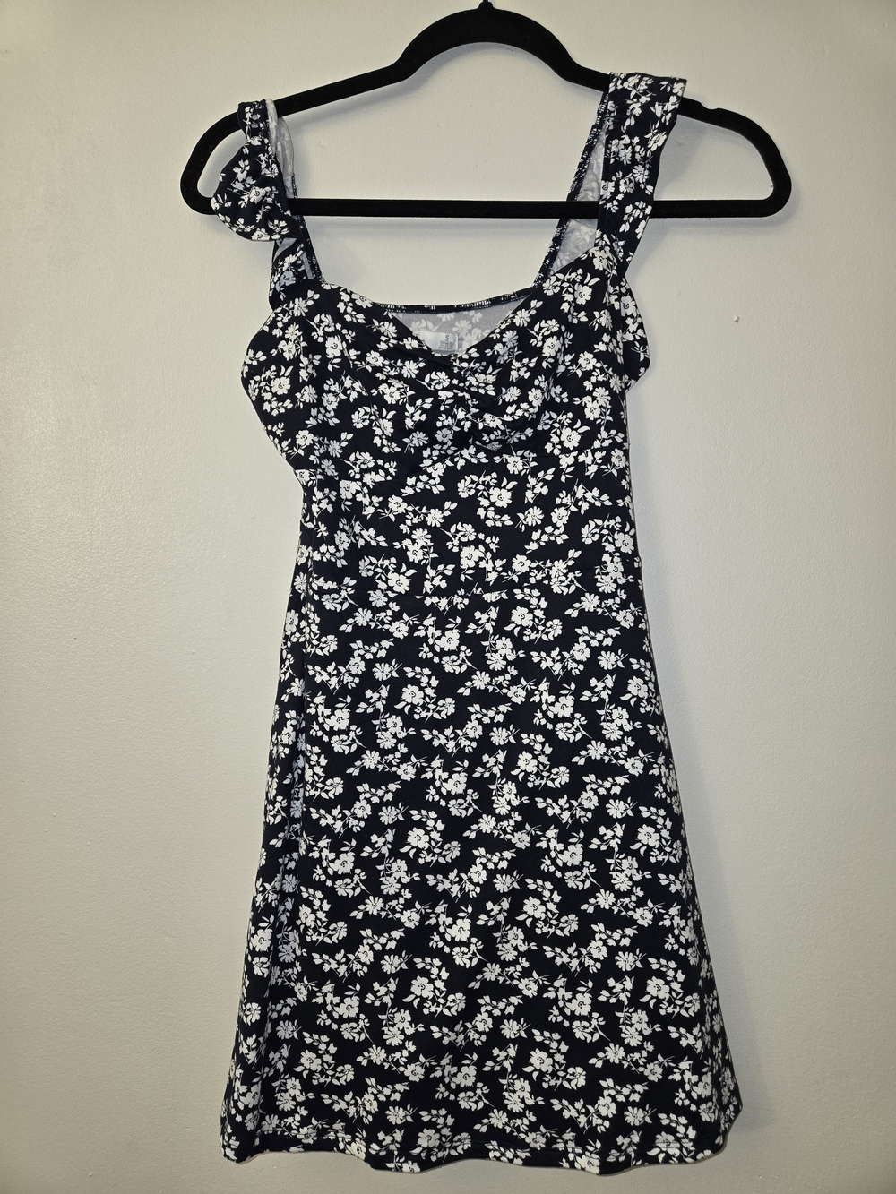 Women's Navy & White Floral Slip Dress
